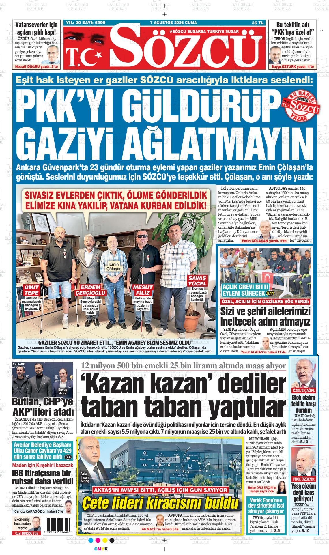 SÖZCÜ - 08.08.2026